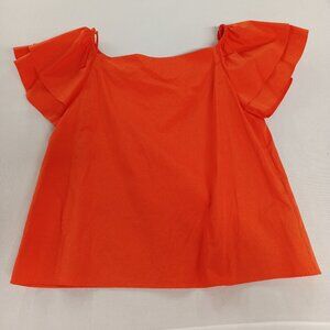 Women's Alice+Olivia Orange Top Size S/P